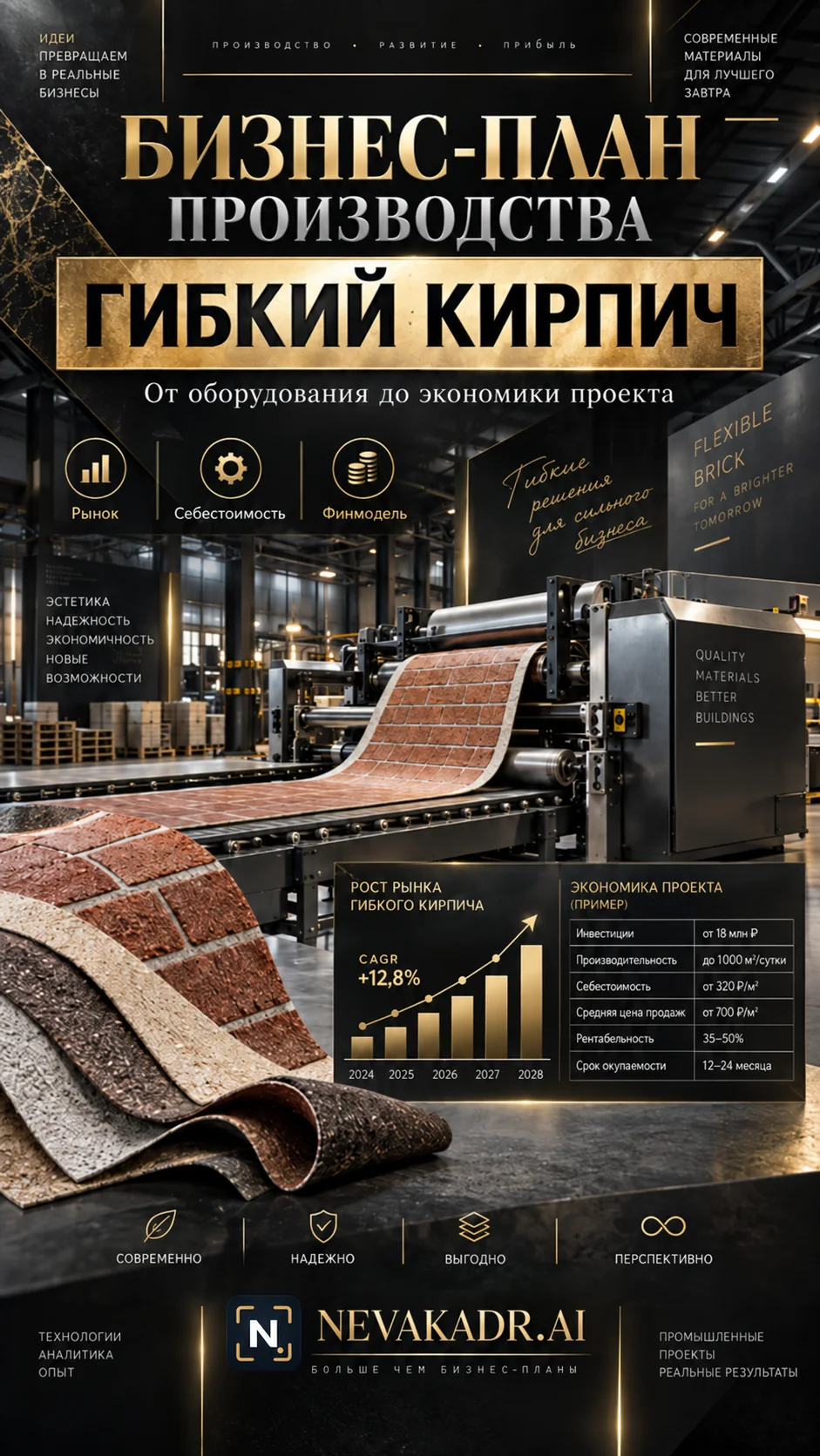 Гибкий кирпич